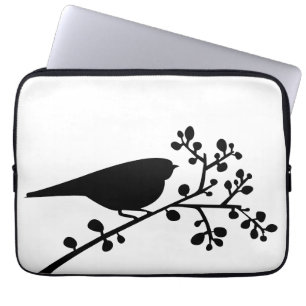 Capa Para Notebook Pássaros do Mod e Berries {escolha sua cor}