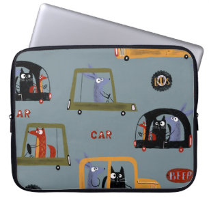 Capa Para Notebook Pasta de lápis digital desenhada à mão, sem costur