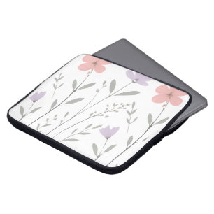 Capa Para Notebook Pastel Bloom Floral para Meninas Adolescentes