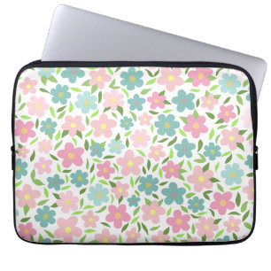 Capa Para Notebook Pastel Ditsy Floral Shabby Chic Coquette