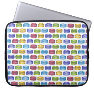 Capa Para Notebook Pastel French Macaron Cookery Bakery Chef
