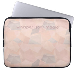 Capa Para Notebook Pastel Geometric Pop | Blush Custom Laptop Sleeve