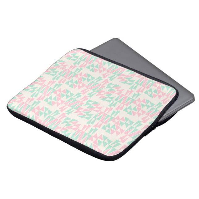 Capa Para Notebook Pastel Geométrico Suave (Frente Topo)