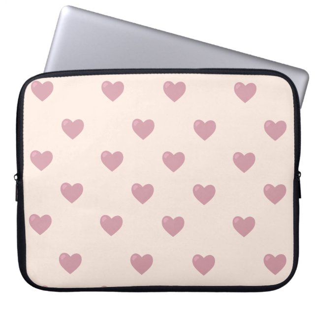 Capa Para Notebook Pastel Love Hearts (Frente)