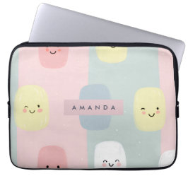 Capa Para Notebook Pastel Sorrindo Personalizado Sweets Kawaii