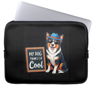 Capa Para Notebook Pastor Australiano Meu Cachorro Acha Que Eu Sou Le