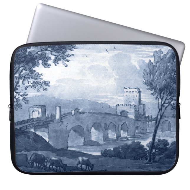 Capa Para Notebook Pastoral Toile - Ponte (Frente)