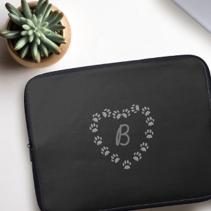 Capa Para Notebook Pata Pet Simples Imprimir Monograma Cardíaco Monog
