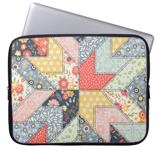 Capa Para Notebook Patchwork Floral: Vintage Ornament