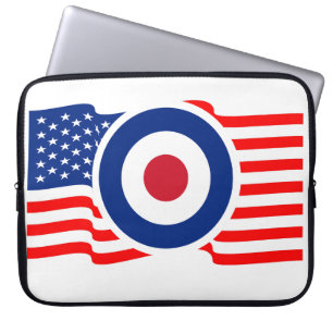 Capa Para Notebook Patinete de Destino de Mod USA