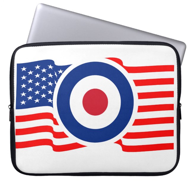 Capa Para Notebook Patinete de Destino de Mod USA (Frente)