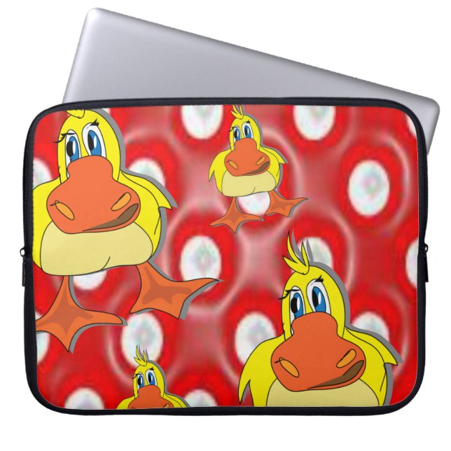 Capa Para Notebook Pato bolsa de laptop (Frente)