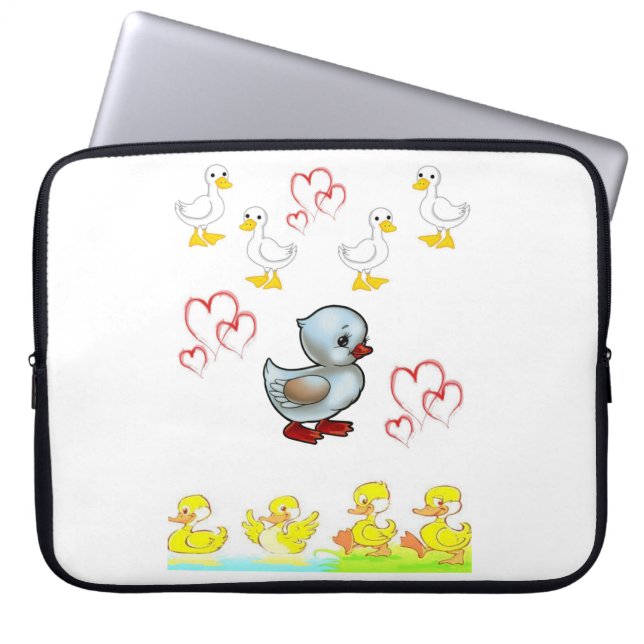 Capa Para Notebook Pato bolsa de laptop (Frente)
