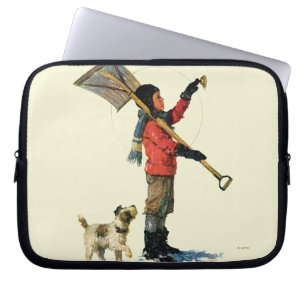 Capa Para Notebook Pato-colhereiro da neve