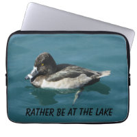 Pato na água Pássaro Branco Negro Lover Lago Natur