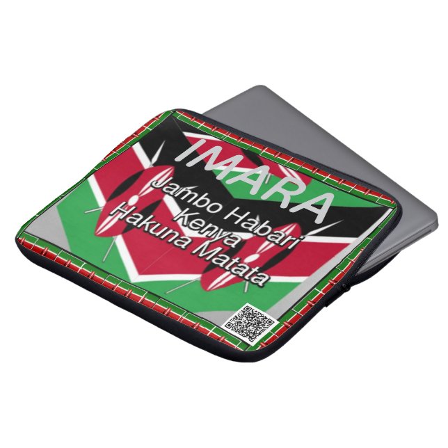 Capa Para Notebook Patrimônio do Quênia | Imara: Força ou Robustez T (Frente Topo)