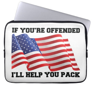 Capa Para Notebook patriota americano