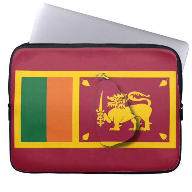 Capa Para Notebook Patriotic Burgundy SRI LANKA (Frente)
