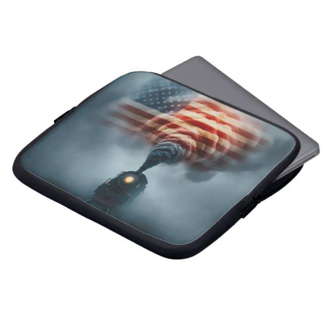 Capa Para Notebook Patriotic Neoprene Laptop Sleeve  (Frente Topo)