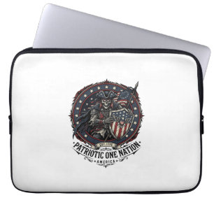 Capa Para Notebook Patriótico Fantasma Patriota Horror Monstro Patrio