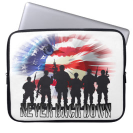 Capa Para Notebook Patriótico Nunca Volta Para Baixo