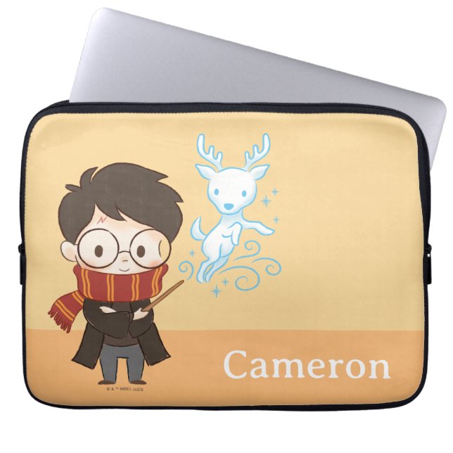 Capa Para Notebook Patronus Chibi HARRY POTTER™ (Frente)