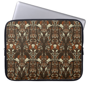 Capa Para Notebook Patten floral de safena. Clássico Barroco