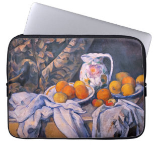 Capa Para Notebook Paul Cezanne - A Vida Estática com uma Cortina
