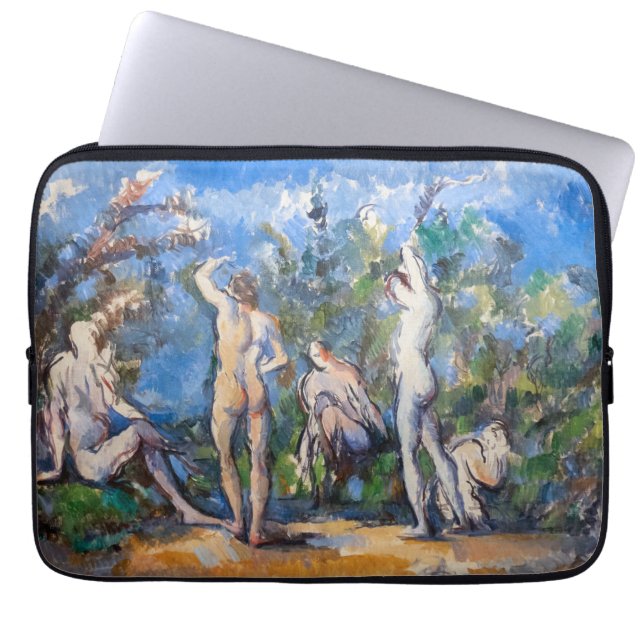 Capa Para Notebook Paul Cezanne - Cinco Bathers (Frente)