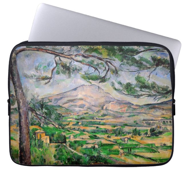 Capa Para Notebook Paul Cezanne - Mont Sainte-Victoire e pinheiro Gra (Frente)