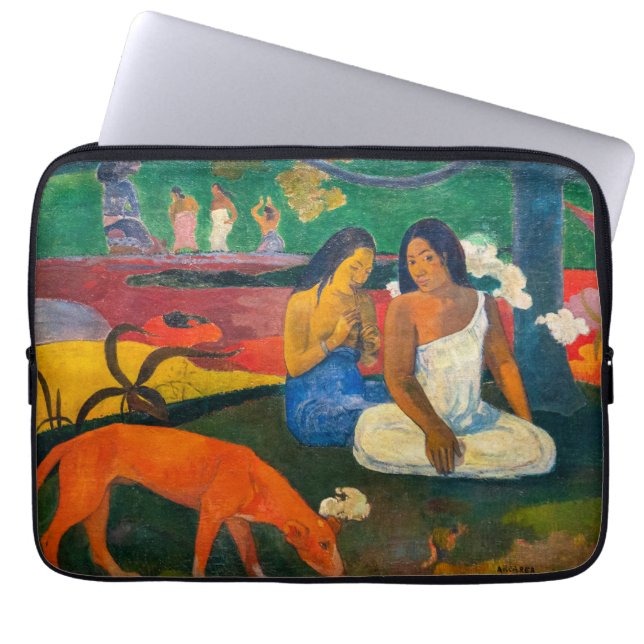 Capa Para Notebook Paul Gauguin - Árearea / O Cachorro Vermelho (Frente)