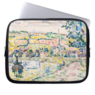Capa Para Notebook Paul Signac-Petit Andely-The River Bank 1920-1929