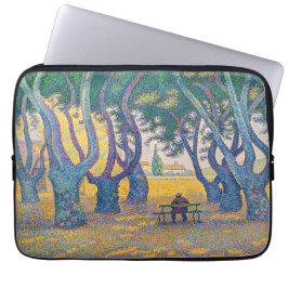 Capa Para Notebook Paul Signac - Place des Lices, Santo-Tropez