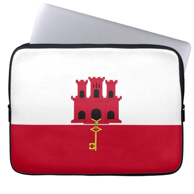 Capa Para Notebook pavilhão de Gibraltar (Frente)