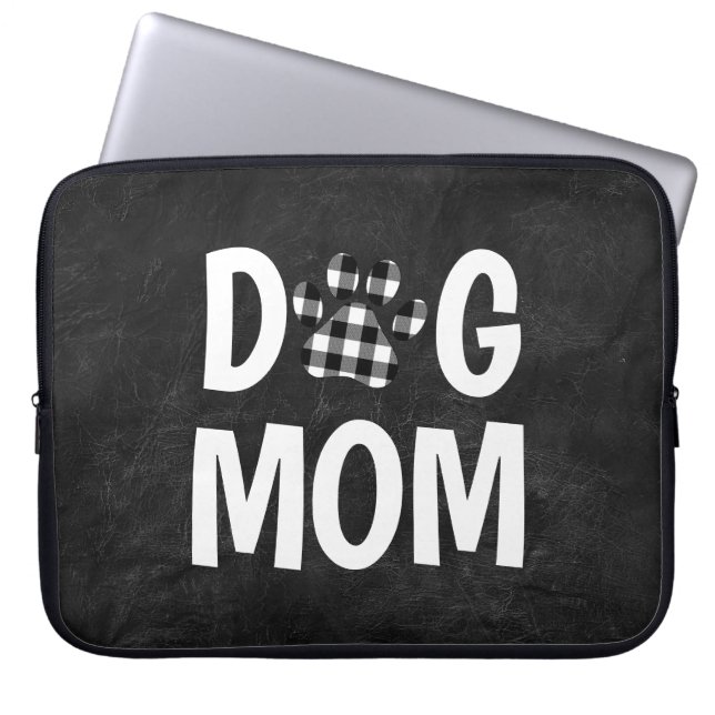 Capa Para Notebook Pawprint MOM da Xadrez de Buffalo (Frente)