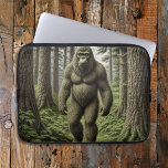Capa Para Notebook Pé Grande Caminhando pela Floresta<br><div class="desc">Sasquatch andando pelas árvores da arte da floresta ai.</div>