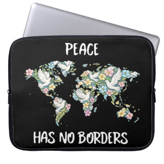 Capa Para Notebook Peace Has No Borders