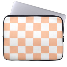Capa Para Notebook Peach Fuzz Verificado Padrão Gingham