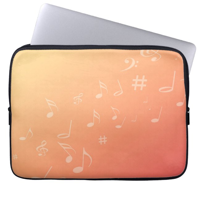Capa Para Notebook Peach Music (Frente)