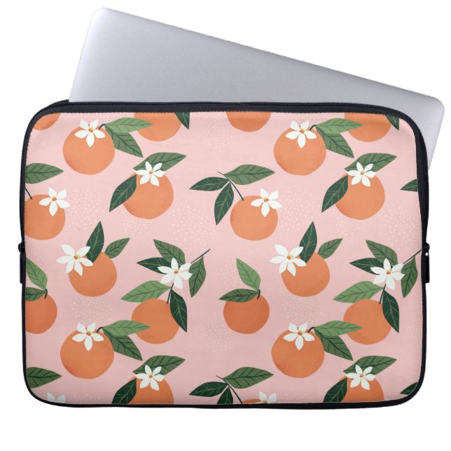 Capa Para Notebook Peach Orange Juice Patterno (Frente)
