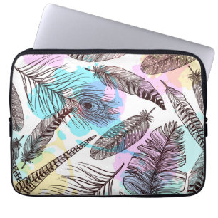 Capa Para Notebook Peacock Feather
