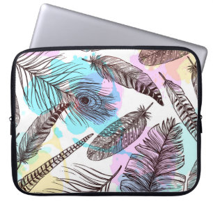 Capa Para Notebook Peacock Feather