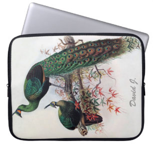 Capa Para Notebook Peacock, pafowl verde pavo muticus 1872 ...