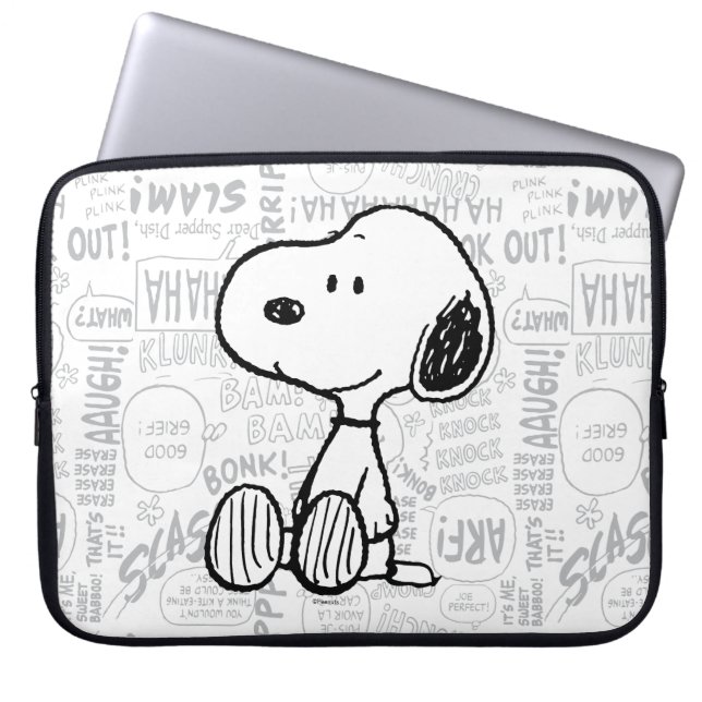 Capa Para Notebook PEANUTS | Esnoopia sobre Histórias em quadrinhos b (Frente)