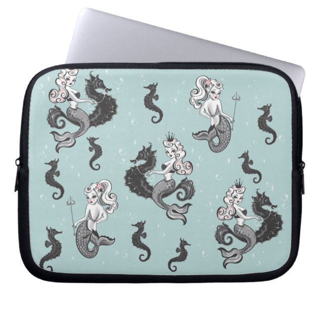 Capa Para Notebook Pearla Mermaid Bolsa de laptop de Fluff (Frente)