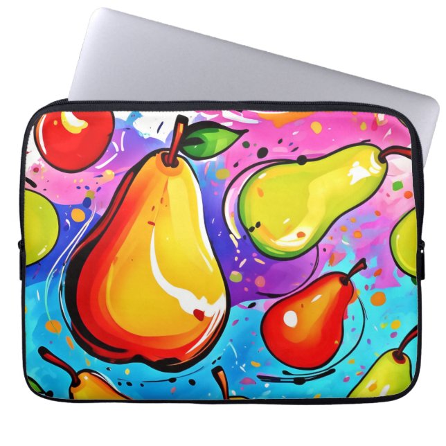 Capa Para Notebook Pears Pop Art (Frente)