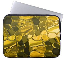 Capa Para Notebook Peças de ouro, formas circulares e arredondadas?