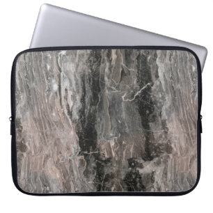 Capa Para Notebook Pedra de mármore com cinza