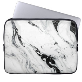 Capa Para Notebook Pedra-mármore branca-abstrato