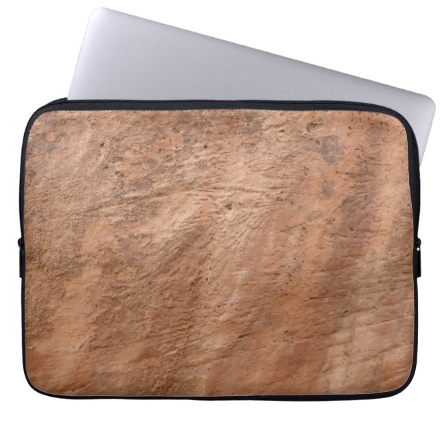Capa Para Notebook Pedra marrom Rocha natural (Frente)